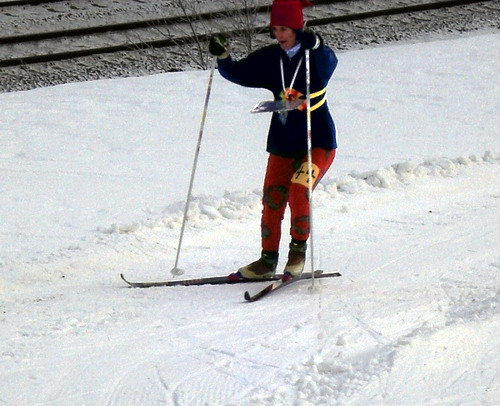 Österreichische Meisterin im Staffel-Ski-OL Roswitha Micko